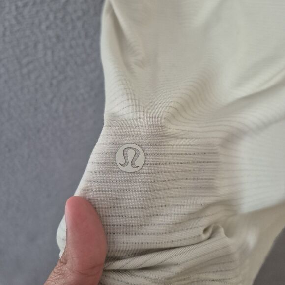 Lululemon Men's Evolution Polo Shirt Performance Lightweight Golf Striped L - Picture 3 of 5